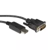 DisplayPort-kaapeli ROLINE DP-DVI (24+1) LSOH M/M 5 m