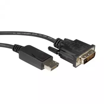 DisplayPort-kaapeli ROLINE DP-DVI (24+1) LSOH M/M 5 m