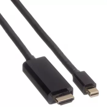 Mini DisplayPort -kaapeli ROLINE Mini DP-UHDTV M/M 1 m