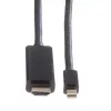 Mini DisplayPort -kaapeli ROLINE Mini DP-UHDTV M/M 1 m