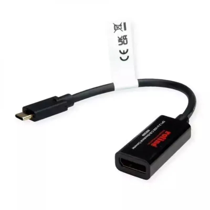 USB-näytönohjainadapteri ROLINE 11.04.5957-10 3840 x 2160 pikseliä musta