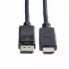 DisplayPort ROLINE 11.44.5782-10 HDTV musta