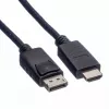DisplayPort ROLINE 11.44.5782-10 HDTV musta