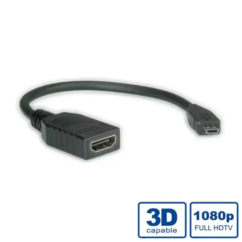 HDMI High Speed -kaapeli + Ethernet VALUE 0,15 m