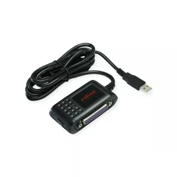 ROLINE 12.02.1017 kaapelisovitin USB A RS-232 + DB25 musta 1,8 m