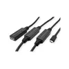 ROLINE USB-kaapeli 12.04.1068 USB 3.2 Gen 1 20 m USB C USB A musta