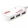 USB-keskitin ROLINE 4 porttia toistimella 12 m