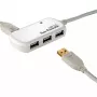 USB-keskitin ROLINE 4 porttia toistimella 12 m