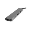 Kannettavan telakka VALUE 12.99.1136 johdollinen USB 3.2 Gen 2 Type-C musta harmaa