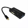 Videokaapeliadapteri VALUE 12.99.3154 Mini DisplayPort HDMI VGA 0,1m musta