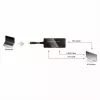 Videokaapeliadapteri VALUE 12.99.3154 Mini DisplayPort HDMI VGA 0,1m musta