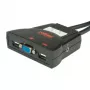 KVM-kytkin ROLINE Star 1 käyttäjä 2 PC:tä audio USB