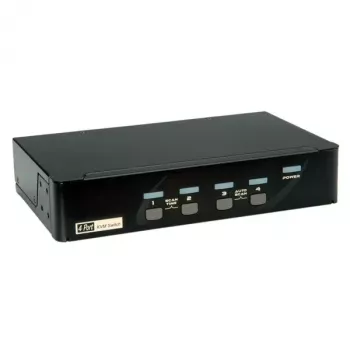 KVM-kytkin ROLINE 1 käyttäjä 4 PC:tä DisplayPort USB-keskitin