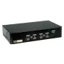 KVM-kytkin ROLINE 1 käyttäjä 4 PC:tä DisplayPort USB-keskitin