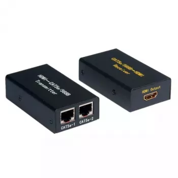 AV-lähetin ja -vastaanotin VALUE HDMI-jatko kierretyn parin kautta 25 m