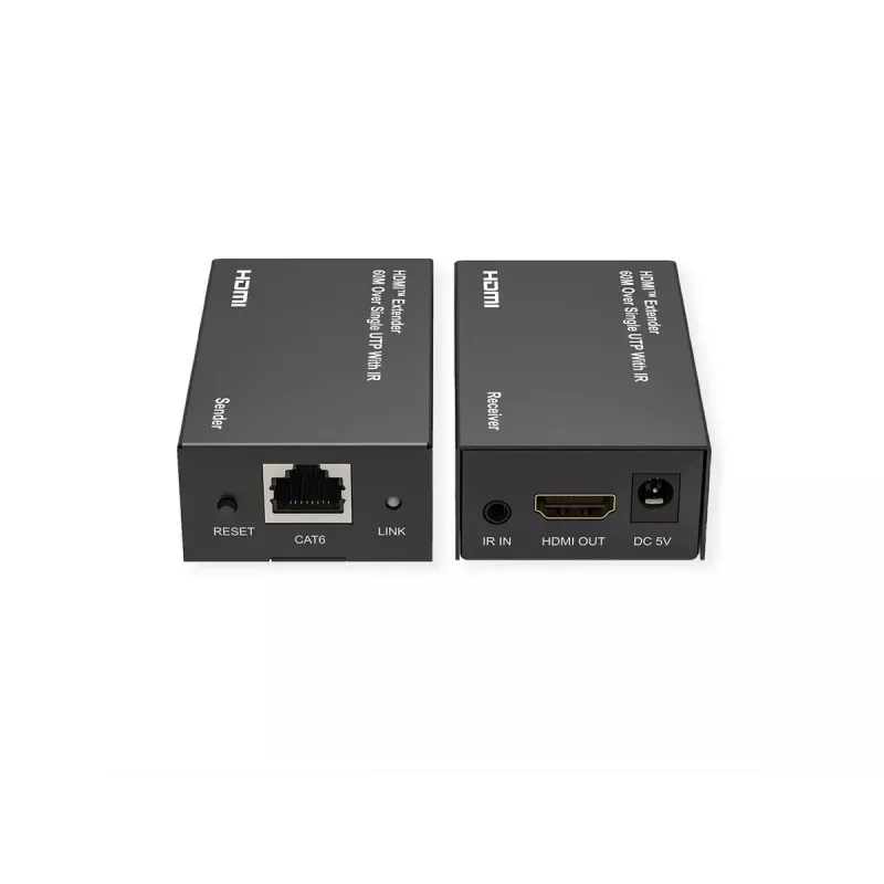VALUE 14.99.3569 HDMI-jatkolaite kierretyllä parikaapelilla, 60 m