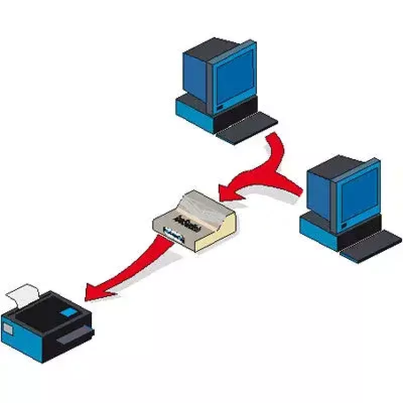 USB 2.0 -tulostinkytkin Value 14.99.5032