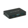 USB-keskitin VALUE USB 3.0 -pöytäkeskitin 7 porttia verkkolaitteella