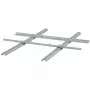 VESA-sovitin ROLINE 100x100-400x400 säädettävä hopea