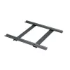 VESA-sovitin ROLINE 100x100-100x200/200x200 säädettävä hopea