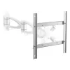 VESA-sovitin ROLINE 100x100-100x200/200x200 säädettävä hopea