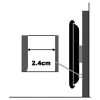 Seinäpidike VALUE LCD/plasmatv matala profiili