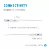 HP E-Series E14 G4 -tietokonenäyttö 35,6 cm (14 inch) 1920 x 1080 pikseliä Full HD LED valkoinen