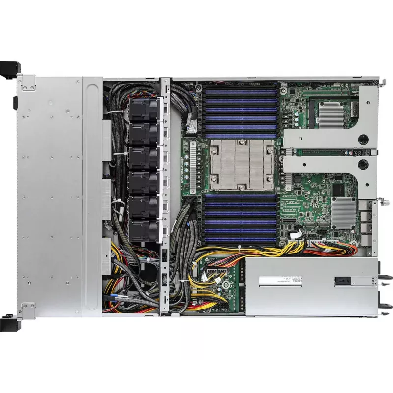 Tietokonekotelo ASRock 1U12E-GENOA/2L2T rack (1U) harmaa