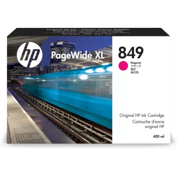 HP 849 400 ml magenta PageWide XL mustepatruuna