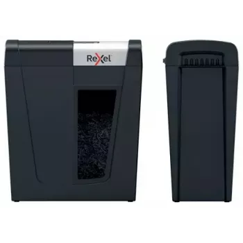 Rexel Secure MC4 asiakirjasilppuri mikrosilppu 60 dB musta, hopea