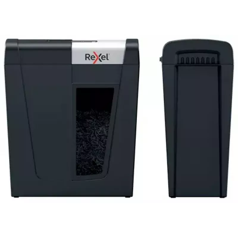 Rexel Secure MC4 asiakirjasilppuri mikrosilppu 60 dB musta, hopea