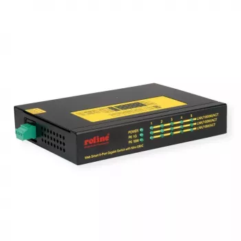 Verkkokytkin ROLINE 21.13.1162 Gigabit Ethernet 5 porttia PoE