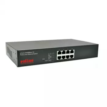 PoE Fast Ethernet -kytkin ROLINE 130 W 8 porttia