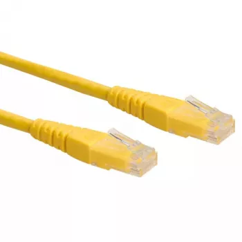 Verkkokaapeli ROLINE UTP-patchkaapeli Cat.6 RJ-45 0,3 m keltainen