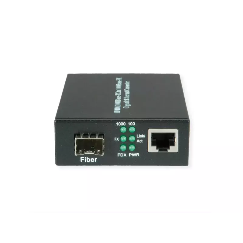 Verkkokaapeli-mediakonvertteri VALUE 21.99.1199 1000 Mbit/s multimode musta