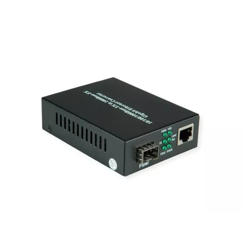 Verkkokaapeli-mediakonvertteri VALUE 21.99.1199 1000 Mbit/s multimode musta