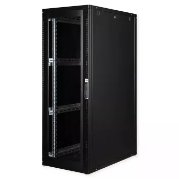 Vapaasti seisova kaappi ROLINE 19 tuuman palvelinkaappi Pro 36 U 600x1000 musta