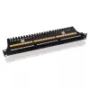 VALUE Patchpanel Cat.6/Class E 24 porttia UTP musta