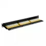 VALUE Patchpanel Cat.6/Class E 24 porttia UTP musta