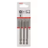 Bosch 2607001535 Phillips-ruuvimeisselin kärki PH2 erittäin kova E 6,3, 3 kpl