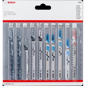 Bosch 2 607 011 171 pistosahan-/puukkosahan-/puukkosahanterä pistosahanterä 10 kpl