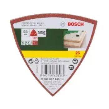 Bosch 2607017109 25 kpl hiomapaperi