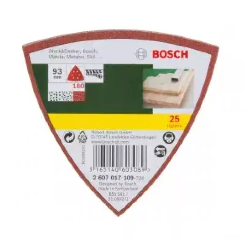 Bosch 2607017109 25 kpl hiomapaperi