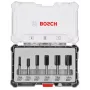 Bosch Jyrsinteräsarja (urajyrsimet), 6 kpl, 6 mm varsi, 2607017465