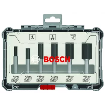 Bosch Jyrsinteräsarja (urajyrsimet), 6 kpl, 6 mm varsi, 2607017465