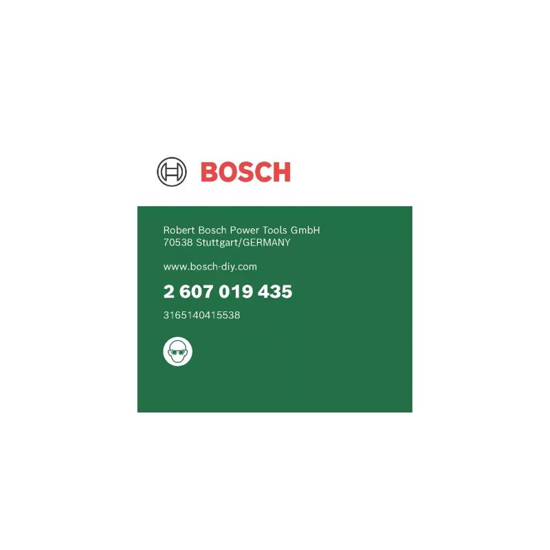 Bosch 2 607 019 435 pora