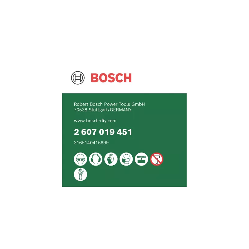Bosch 2 607 019 451 reikäsahasarja 5 kpl