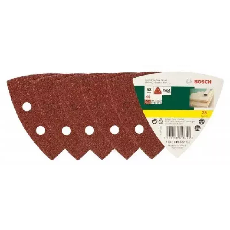 Bosch 2 607 019 487 hiomatarvikkeet 25 kpl