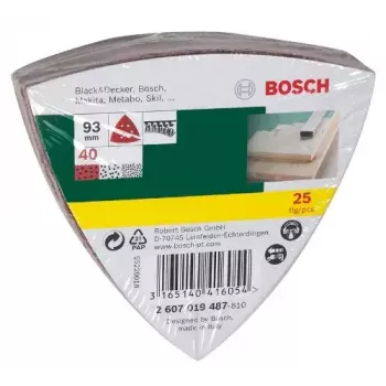 Bosch 2 607 019 487 hiomatarvikkeet 25 kpl