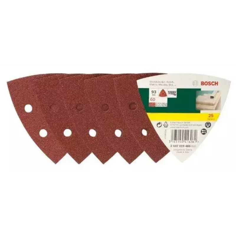Bosch 2 607 019 488 hiomatarvikkeet 25 kpl
